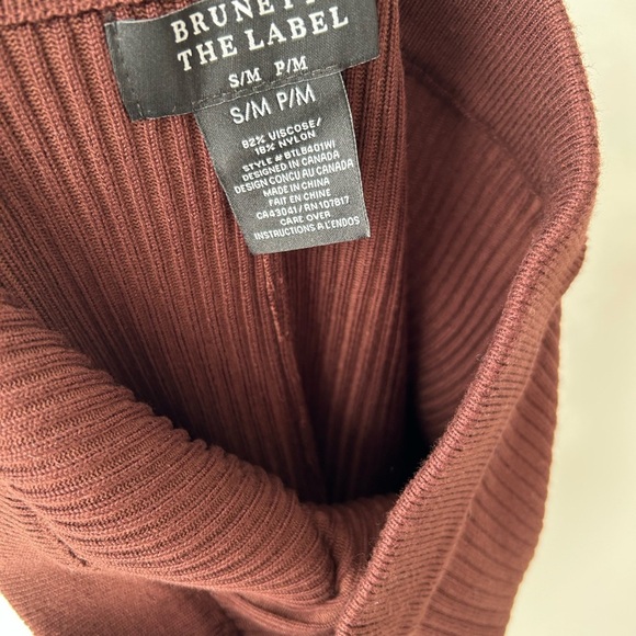 Brunette The Label Ribbed Legging French press color - Picture 9 of 9